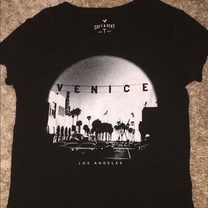 Never worn, American Eagle, Soft & Sexy Black Tee